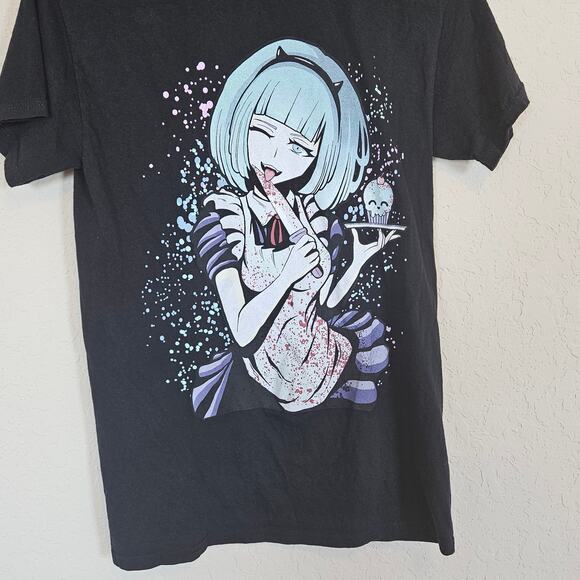 Kawaii Krypt Recipe For Disaster Anime Tee Shirt Unisex Small Spooky Goth - Picture 3 of 6